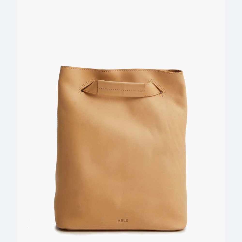 The Nelita Convertible Backpack in Fawn